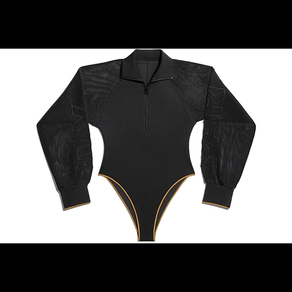 🐝 Adidas Ivy Park Mesh Sleeve Bodysuit
